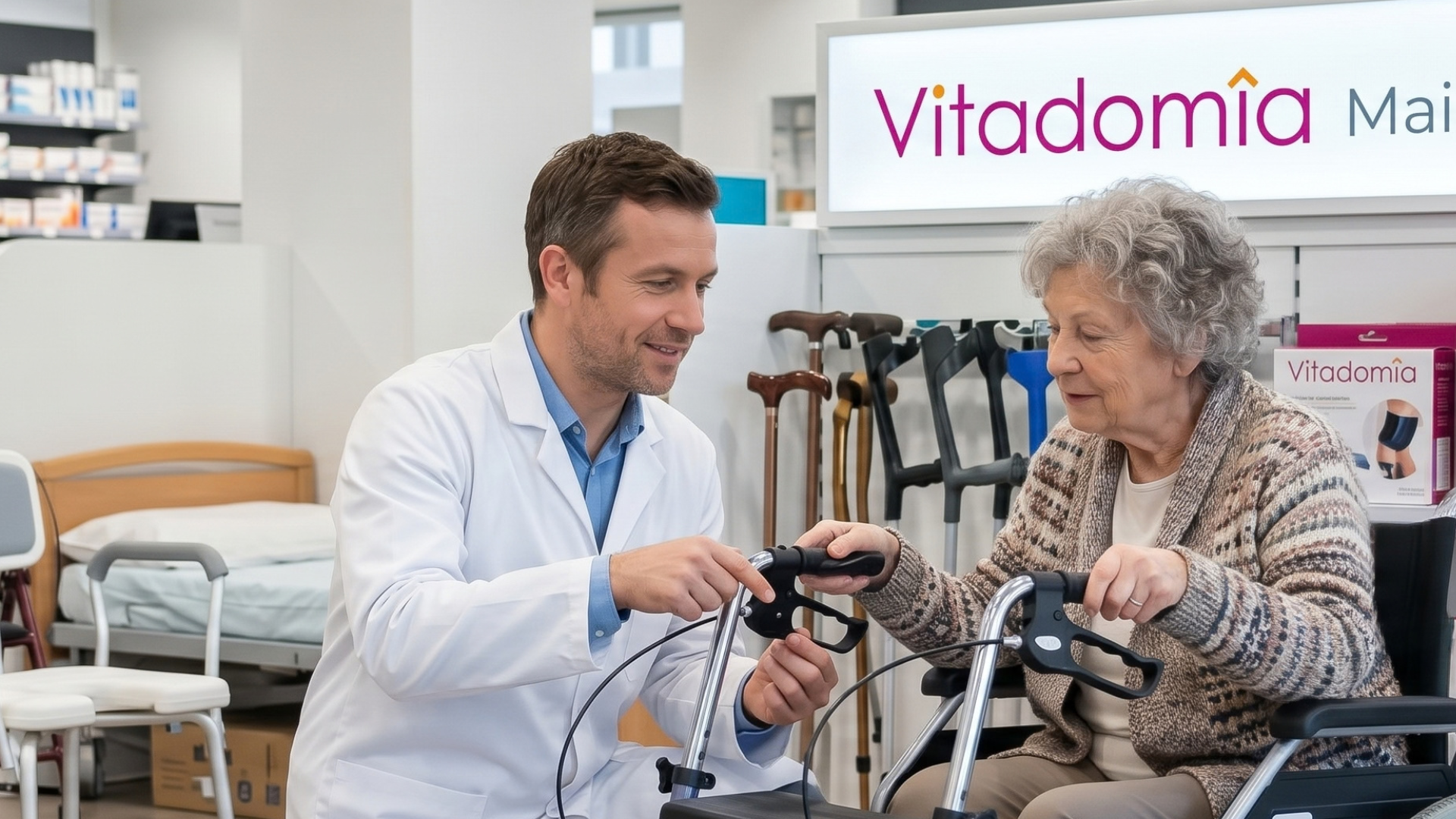 Vitadomia, partenaire de la Pharmacie Italie 2 Nextypharm pour le maintien à domicile
